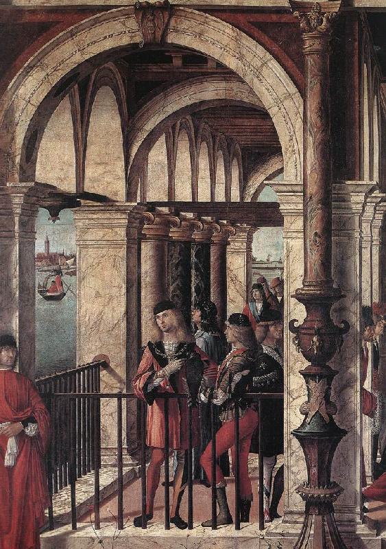CARPACCIO, Vittore Arrival of the English Ambassadors (detail) g oil painting picture